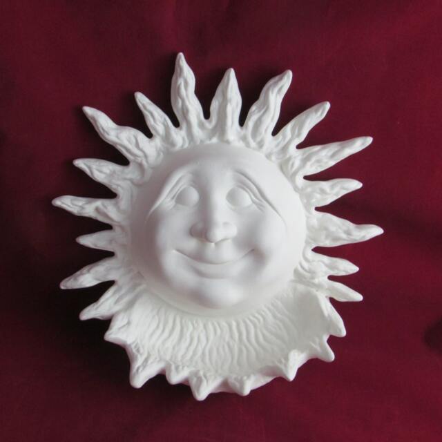 Ceramic Ready To Paint Sun Bird Feeder - 10 Inches - image 1