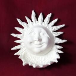 Ceramic Ready To Paint Sun Bird Feeder - 10 Inches - thumbnail 3