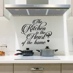 The Kitchen Is The Heart Of Home Wall Decal Vinyl Sticker Decor Art Mural - thumbnail 2