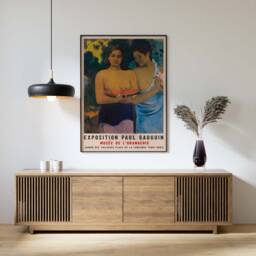 Paul Gauguin Tahitians Print Art Poster Post Impressionism Wall Sizes A2 A3 A4 - thumbnail 2