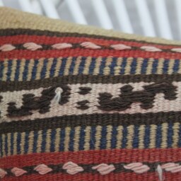 Kilim Pillow Cover, Personalized Gift, Turkish Pillow, 10x20 Brown Covers, Striped Cushion Case, Nurse Gift 464 - thumbnail 2