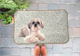 Shih Tzu Dog Mat, Anti-Slip Pet Rug - 15x21 - thumbnail 1