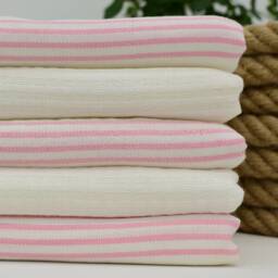 Turkish Towels, 40x70, Hand Towel, Peshtemal Beach 100x180 cm, Pink Soft Organic Tkr-Glbhr - thumbnail 2