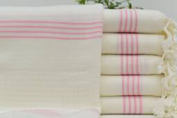 Turkish Towels, 40x70, Hand Towel, Peshtemal Beach 100x180 cm, Pink Soft Organic Tkr-Glbhr