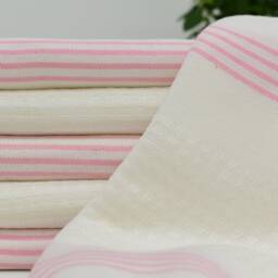 Turkish Towels, 40x70, Hand Towel, Peshtemal Beach 100x180 cm, Pink Soft Organic Tkr-Glbhr - thumbnail 3