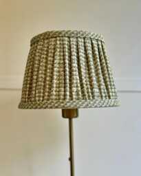 Fermoie Green Mendip Gathered Lampshade 10 - thumbnail 1