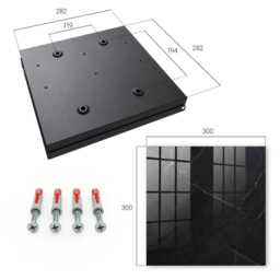 Marble Elegance Key Cabinet For Home, Black Box Minimalist Backgrounds & Patterns, Lovers Of Modernity - thumbnail 4