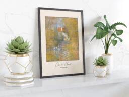 Claude Monet The Geese 1874 Wall Art Print Impressionist Landscape Painting Serene Countryside Scene For Home Office Or Gallery Decor - thumbnail 1