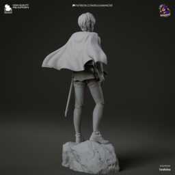 Falcon Commander - Battle-Scarred Warrior Grim Dark Fantasy Anime Casca Resin Figure 16K - thumbnail 4