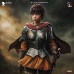 Falcon Commander - Battle-Scarred Warrior Grim Dark Fantasy Anime Casca Resin Figure 16K - thumbnail 2