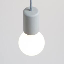 Handcrafted Concrete Pendant Lamp - Concretne Light Collection Natural Gray Color - thumbnail 2