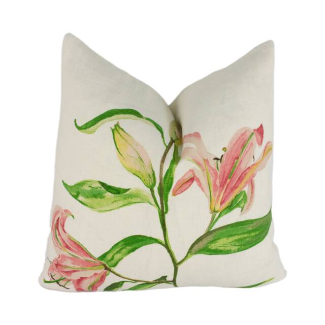 Sanderson - Lucia Blush Cushion Cover Throw Pillow Designer Home Decor - image 1