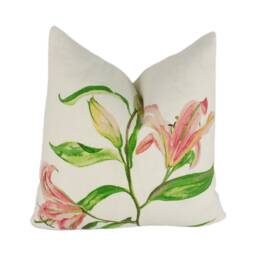 Sanderson - Lucia Blush Cushion Cover Throw Pillow Designer Home Decor - thumbnail 1