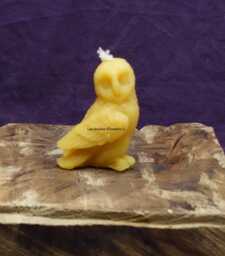 "Pure Beeswax Candle ""Little Owl"