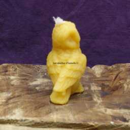 "Pure Beeswax Candle ""Little Owl" - thumbnail 3