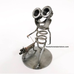 Walk The Dog Metal Art - thumbnail 2