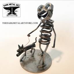 Walk The Dog Metal Art - thumbnail 4