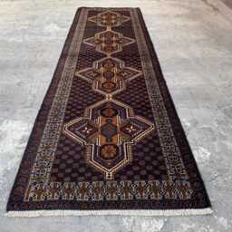 Antique 2'10x9'4 Runner Rug - Hand-Knotted Afghan Fine Quality Wool Tribal Runner, Floral Ziegler Design Artistic Home Decor Rug - thumbnail 3