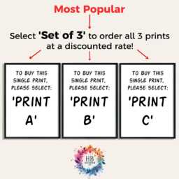 Jiu Jitsu Poster Set - 3 Prints - Wall Art Gifts Martial Arts Gift Definition Boys Bedroom Decor Kids Watercolour Artwork - thumbnail 4