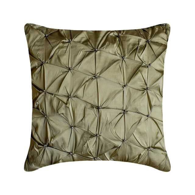 "Decorative Green Pillow Cover For Bed 24""x24""/26""x26" - image 1