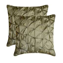 "Decorative Green Pillow Cover For Bed 24""x24""/26""x26" - thumbnail 3
