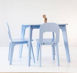 Toddler Table & Chair, Homework Plywood Desk, Montessori Activity&education Furniture, Easter Gift Kid
