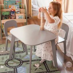 Toddler Table & Chair, Homework Plywood Desk, Montessori Activity&education Furniture, Easter Gift Kid - thumbnail 4