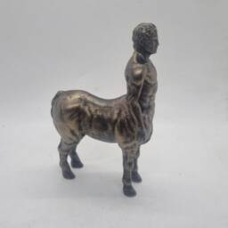 Bronze Coloured Centaur Statuette, Roman Hellenistic Art Statue, Bronze Demi God Figurine, Greek Mythology Gift, Horse Man Statue, 3D Printed - thumbnail 3