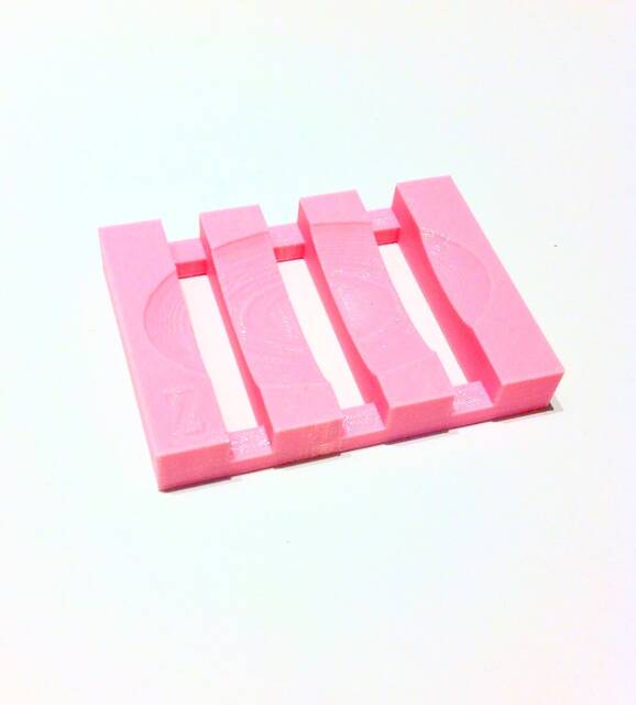 Soap Dish 3D Printed, Custom Soap Dish, Draining Tray, Holder, Saver, Eco , Rectangular, Sponge Baby Pink