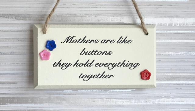 Mothers Are Like Buttons Wall Art, Mother's Day Gift, Gifts For Her, Mothers Day Mom Birthday Christmas, Mum Gift - image 1