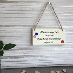 Mothers Are Like Buttons Wall Art, Mother's Day Gift, Gifts For Her, Mothers Day Mom Birthday Christmas, Mum Gift - thumbnail 2