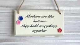 Mothers Are Like Buttons Wall Art, Mother's Day Gift, Gifts For Her, Mothers Day Mom Birthday Christmas, Mum Gift - thumbnail 1