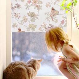 The Jasmine Flower Fairy Roller Blind For Kids' Room - Made To Measure With Blackout Option Available