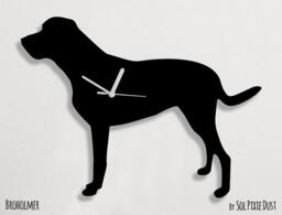 Broholmer Dog - Wall Clock Silhouette - thumbnail 1