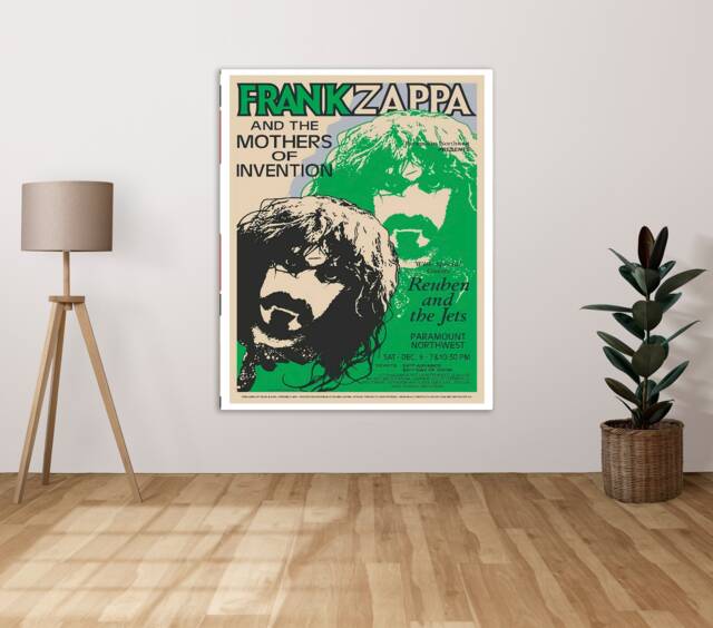 Frank Zappa Ant The Mothers Of Invention - Metal Sign Plaque Wall Art Decor Signage