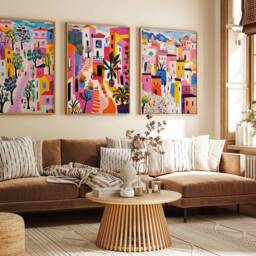 Set Of 3 Spain Posters, Vintage Spanish Aesthetic Prints, Travel Art, Floral Wall Art Poster, Tropical - thumbnail 2