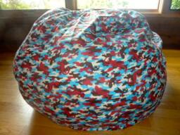 Gecko Camouflage Bean Bag Chair Cover, Red, Blue, Light Brown, Cream, Lizard, Turquoise, , Etsy Kids, Gifts Under 75