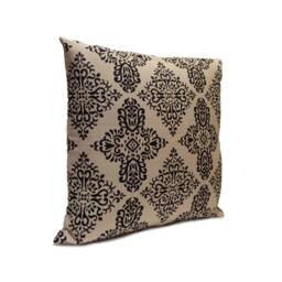 Navy Blue & Khaki Beige Pillow, Throw Pillow Cover, Decorative Cushion Pillowcase, Accent Cotton Blend - thumbnail 2