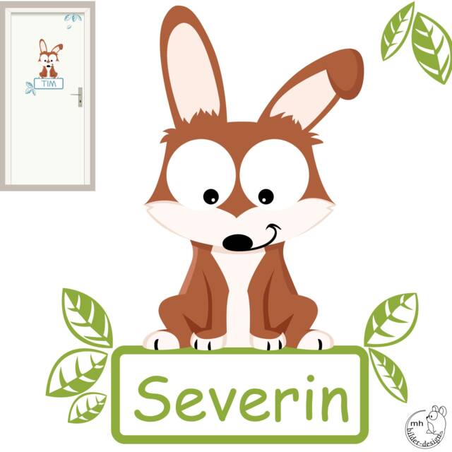 "Wall Sticker ""Rabbit" - image 1