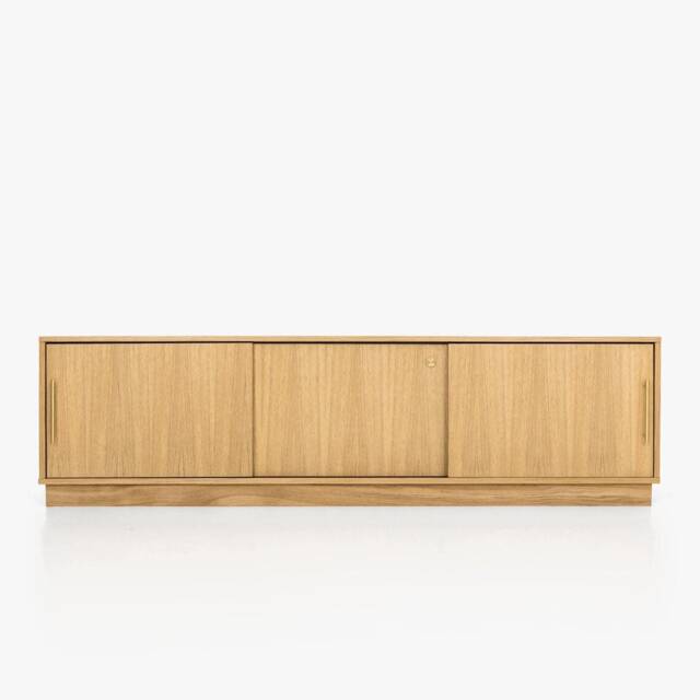 Mid-Century Sideboard, Dresser, Commode, Credenza Made Of Oak Vaneer - Livlo D-S04 - image 1