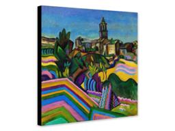 Joan Miro Wall Art - Prades The Village Framed Canvas Or Rolled Print - thumbnail 1