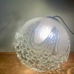 Vintage Xl Glass Globe Lamp - thumbnail 3