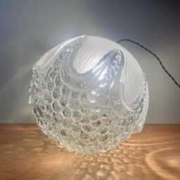 Vintage Xl Glass Globe Lamp - thumbnail 2