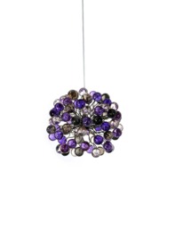Pendant Light, Island Lighting Fixtures With Bubbles At Purple & Gray Color