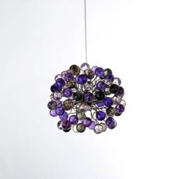 Pendant Light, Island Lighting Fixtures With Bubbles At Purple & Gray Color - thumbnail 2