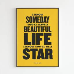 Pj Inspired - Black Lyrics Music A3 A4 A5 Wall Art Poster Print Gig - thumbnail 2