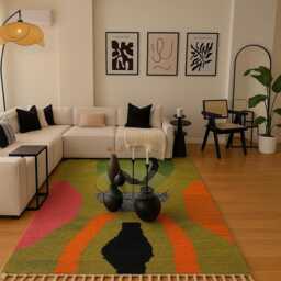 Customizable Berber Wool Rug Handmade Moroccan Area Rug - thumbnail 2