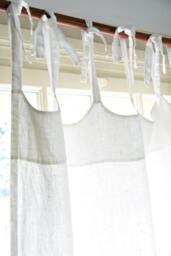Linen Curtains With Ruffles, Curtain Panel - thumbnail 4