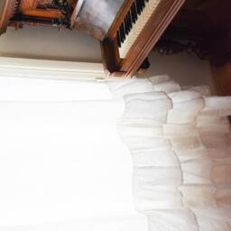 Linen Curtains With Ruffles, Curtain Panel - thumbnail 2