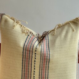 Hand Woven Natural Fiber Pillow Cover - thumbnail 2